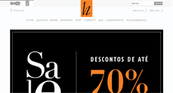 Desktop Screenshot of liz.com.br